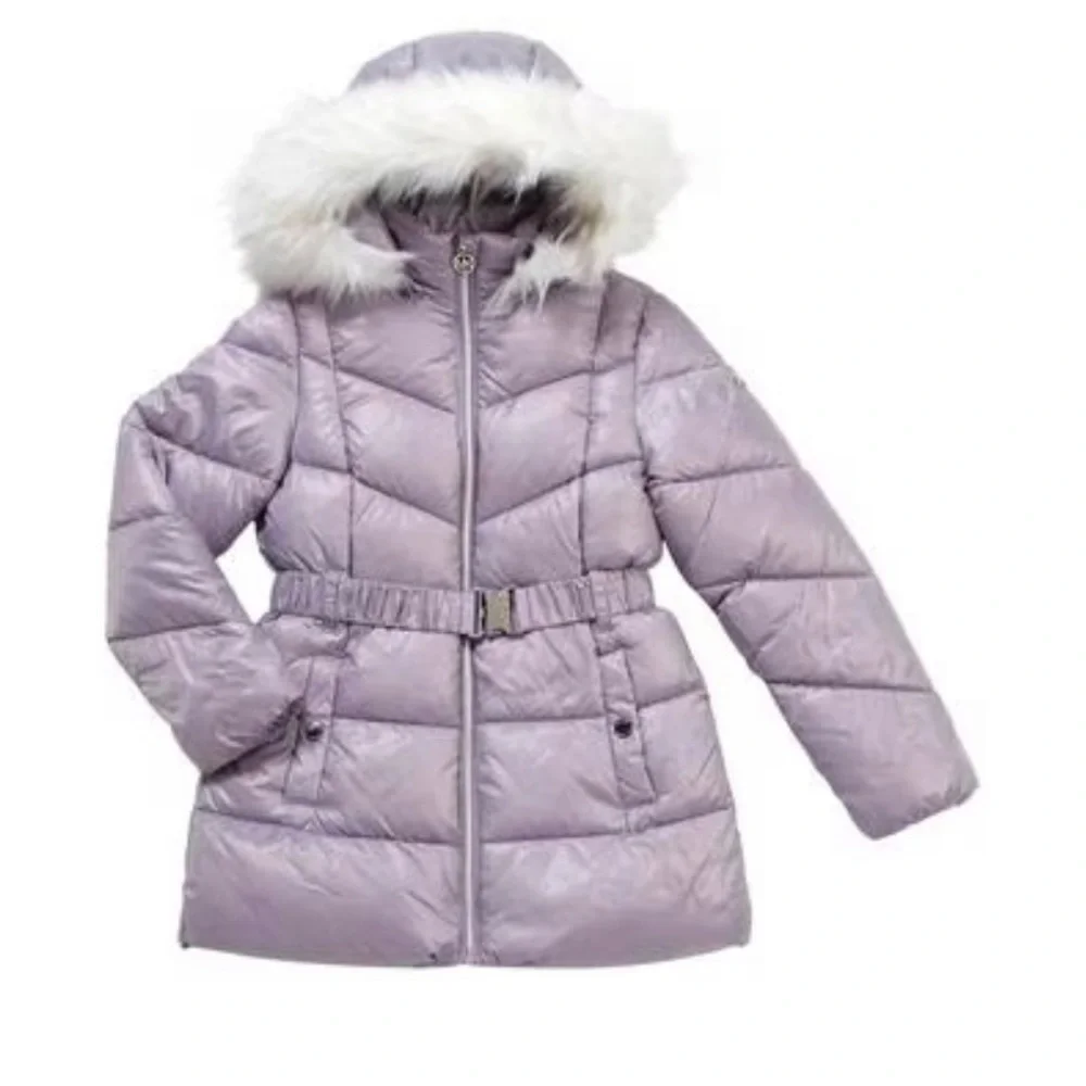 Michael Kors Stadium Belted Puffer Coat